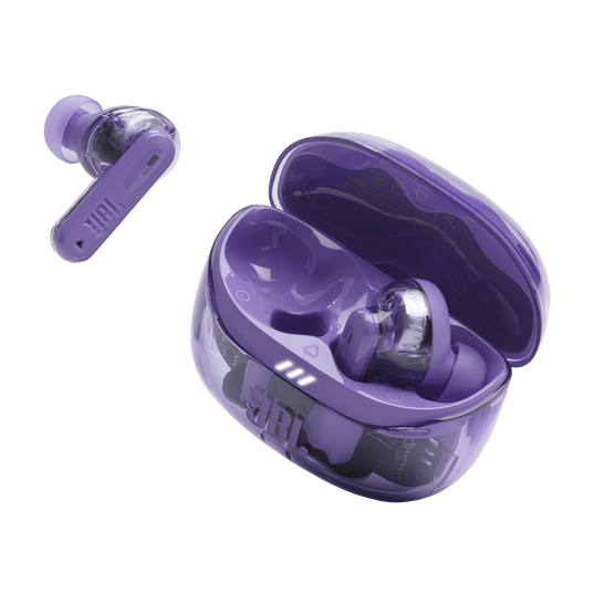 JBL Tune Beam 2 Ghost Edition - Ghost Mauve - True Wireless Noise Cancelling Earbuds - Detailshot 2